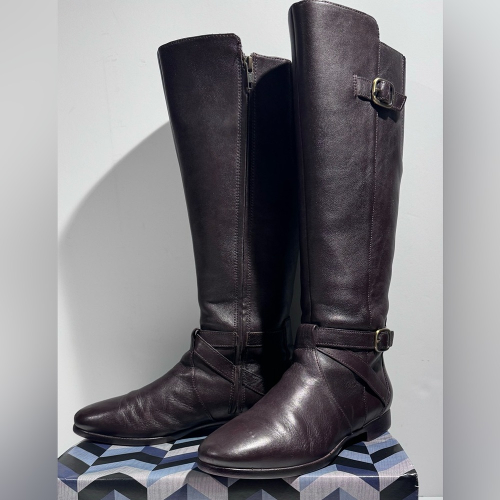 Ugg Beryl Leather Riding Boots - Picture 5 of 14
